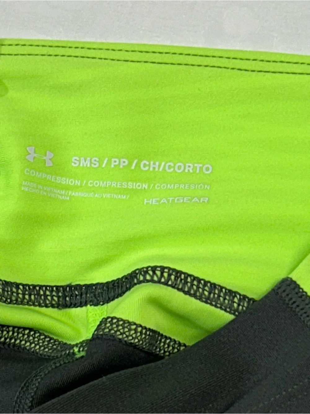 Under Armour Black & Neon Green Women’s Athletic Leggings